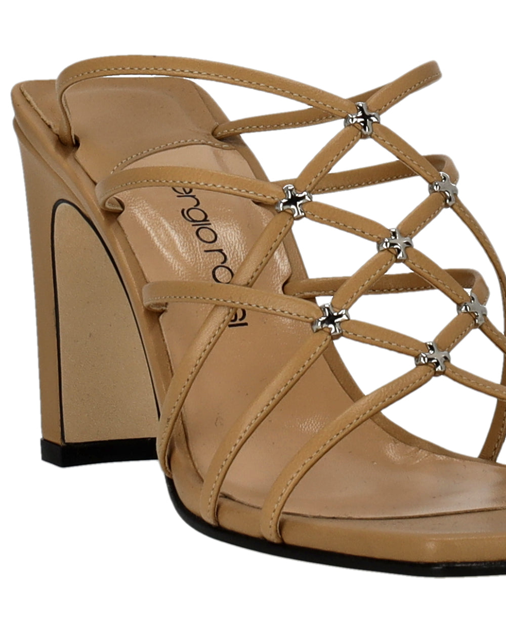 SANDALO TACCO 90 | A92400 MANDORLA