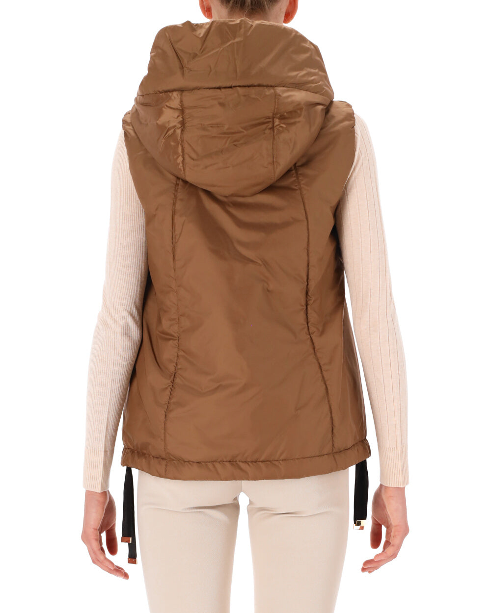 MAX MARA |  GILET IN TELA ANTIGOCCIA | GREENGO